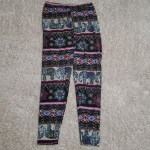 Elephant mandala yoga super soft leggings